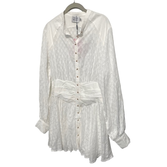 SOLD NWT Hello Molly Vanilla Aroma Dress Sz L White - Picture 4 of 14